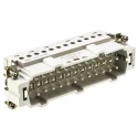 TE Connectivity Heavy Duty Power Connector Insert HE Series Male 24 Contacts 1-1103640-1