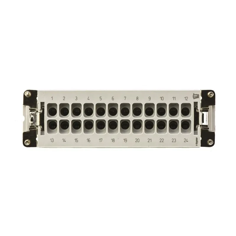 TE Connectivity Heavy Duty Power Connector Insert HE Series Male 24 Contacts 1-1103640-1
