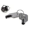 Lorlin Key Switch DPST 4A 2-Way Zinc Alloy Housing On-Off Operation LS121