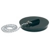 Watts Sink Plug PVC with Chrome Bead Chain, Size 1.37/1.5 in 315298 452206 5
