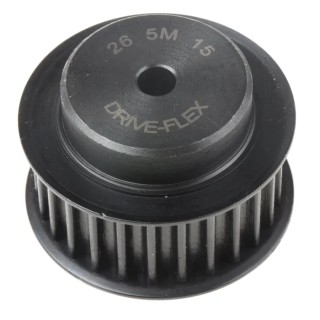 RS PRO Timing Belt Pulley Steel 15 mm Belt Width, 5 mm Pitch, 26 Tooth PB PULLEY 5M-15MM 26T