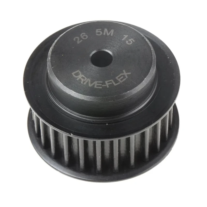 RS PRO Timing Belt Pulley Steel 15 mm Belt Width, 5 mm Pitch, 26 Tooth PB PULLEY 5M-15MM 26T