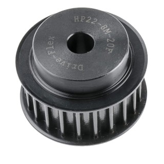 RS PRO Steel Timing Belt Pulley 20 mm Width 8 mm Pitch 22 Teeth PB PULLEY 8M-20MM 22T