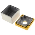 Eaton Pebble Grey Aluminium RMQ Titan M22 Enclosure 1 Hole 22mm Diameter 118456 M22-I1MGE-SAL