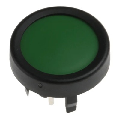 Schurter IP65 Green Tactile Switch SPST Momentary 125mA 24V ac IP65 IP Rating IP65