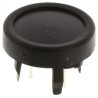 Schurter IP65 Black Tactile Switch SPST Momentary 125mA 24V AC IP65 Rated IP65