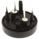 Schurter IP65 Black Tactile Switch SPST Momentary 125mA 24V AC IP65 Rated IP65