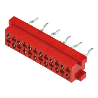 TE Connectivity Micro-MaTch Series Straight Through Hole PCB Socket 12-Contact 2 Row 2.54 mm Pitch 230V 1.5A 8-215079-2