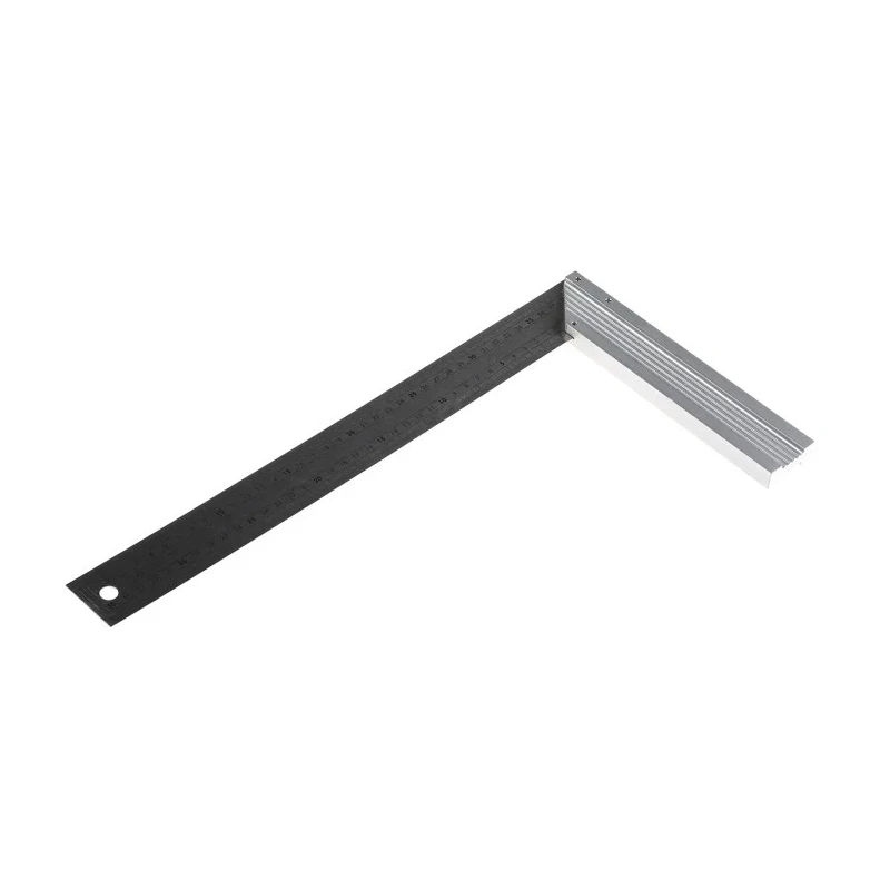 Facom 400 mm Engineer Try Square Stainless Steel Blade, Anodised Aluminium Heel 1223.04PB