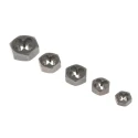 RS PRO 1/4 to 1/2in UNC Carbon Steel 5 Piece Die Nut Set 300-7537