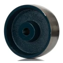 LAG Blue Cast Iron Trolley Wheel 150mm Diameter 55mm Width 1200kg Load Capacity 1012