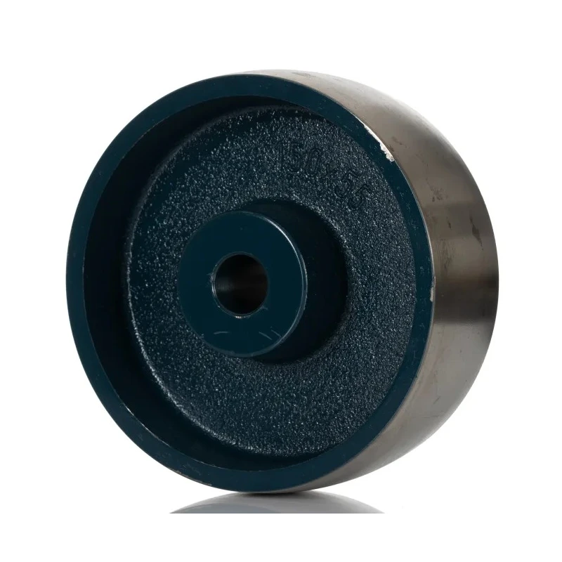 LAG Blue Cast Iron Trolley Wheel 150mm Diameter 55mm Width 1200kg Load Capacity 1012
