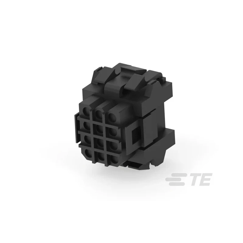 TE Connectivity Metrimate Male Connector Housing 5 mm Pitch 12 Way 4 Row Straight 207017-1