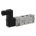 EMERSON ? ASCO Pneumatic Solenoid Valve 5/2 Solenoid G 521 Series 24V dc 1/4 in Port Size 1050 L/min 8 bar 1.6W 52100001