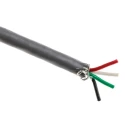 RS PRO Alpha Essentials Communication & Control Control Cable 4 Cores 0.09mm² 28 AWG Screened 100m Slate Jacket 3304 SL033