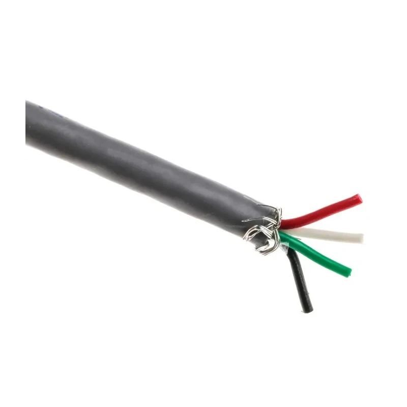 RS PRO Alpha Essentials Communication & Control Control Cable 4 Cores 0.09mm² 28 AWG Screened 100m Slate Jacket 3304 SL033