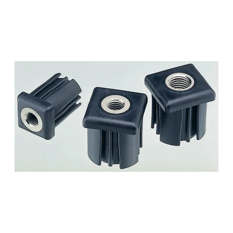 Nu-Tech Engineering Square Nylon Tube Insert 500 kg Static Load Capacity A021/001