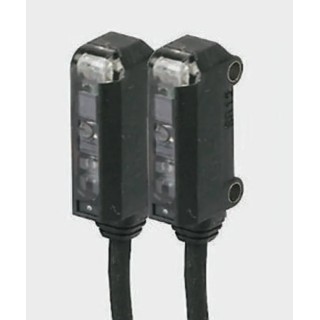 Omron Through Beam Photoelectric Sensor Block Style LED 500 mm Detection Range NPN Output IP67 E3T-FT12 2M