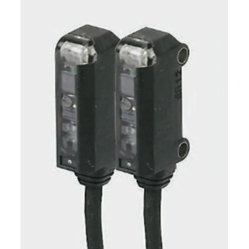 Omron Through Beam Photoelectric Sensor Block Style LED 500 mm Detection Range NPN Output IP67 E3T-FT12 2M