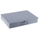 Durham 12 Cell Grey Steel Compartment Box 76 mm x 457 mm x 304 mm 303-4680
