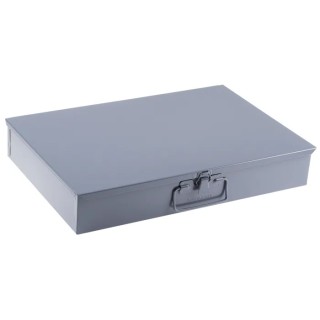 Durham 12 Cell Grey Steel Compartment Box 76 mm x 457 mm x 304 mm 303-4680