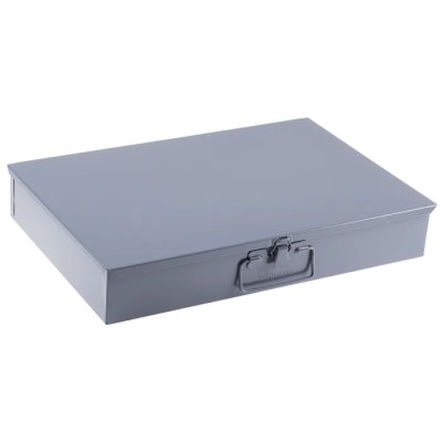 Durham 12 Cell Grey Steel Compartment Box 76 mm x 457 mm x 304 mm 303-4680
