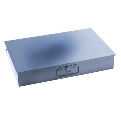 Durham 16 Cell Grey Steel Compartment Box 76 mm x 457 mm x 304 mm 303-4696