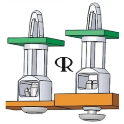 Essentra Nylon Snap Rivet Support 19.1 mm Height for 4 mm PCB Hole SRLCBS 12 01