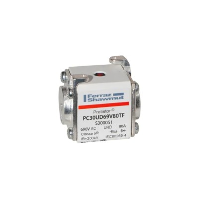Mersen 80A Size 30 FF Square Body Fuse 700V S300051 / PC30UD69V80TF