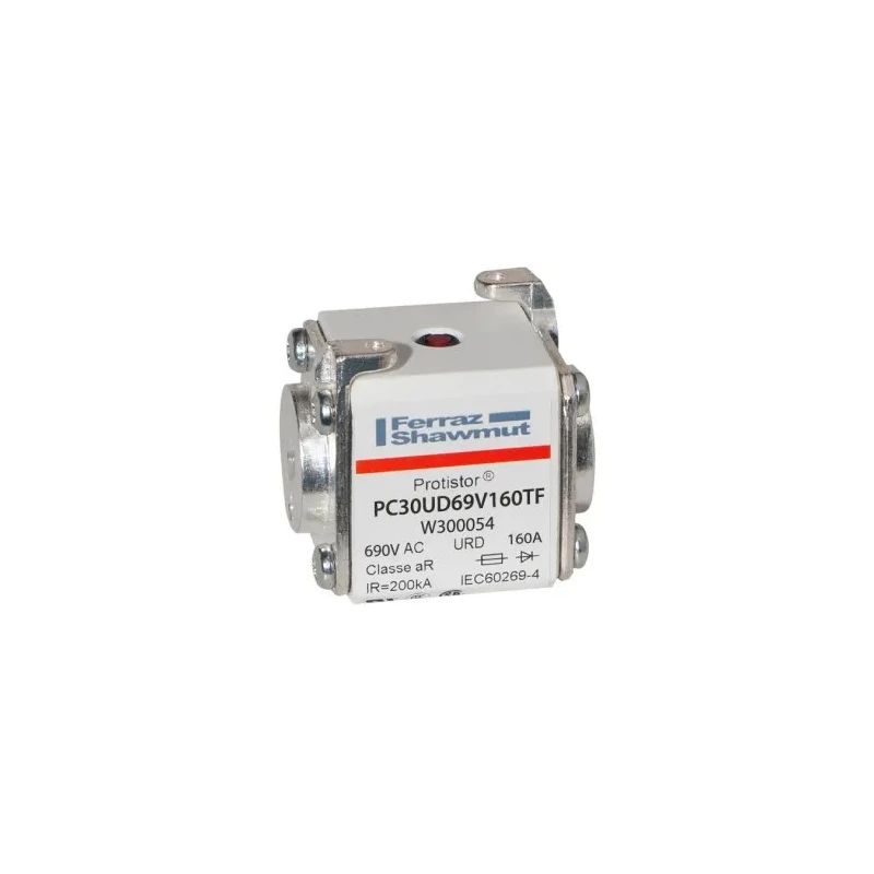 Mersen 160A Size 30 FF Square Body Fuse 700V W300054 / PC30UD69V160TF