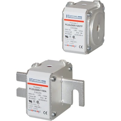 Mersen 1000A Size 33 FF Square Body Fuse 700V B300082 / PC33UD69V1000TF