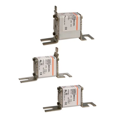Mersen 250A German Standard Fuse NH000 660V AC with 77.5 mm Fixing Centres NH000