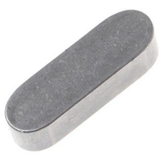 RS PRO Steel Feather Key 20 mm Length 6 mm Width 6 mm Height BS 4109 RoHS 302-4144
