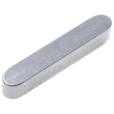 RS PRO 6 mm Steel 35 mm Feather Key DIN 6885 with 600N/mm Shear Strength 302-4172