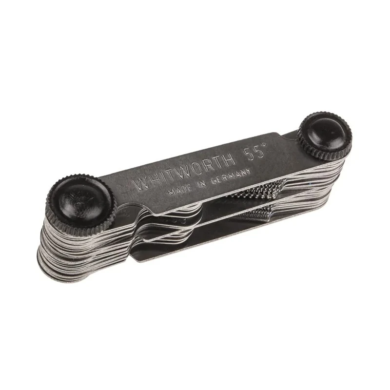 MikronTec 52 Blades Thread Pitch Gauge, 4-62 TPI, 0.25-6 mm Range 304-9193