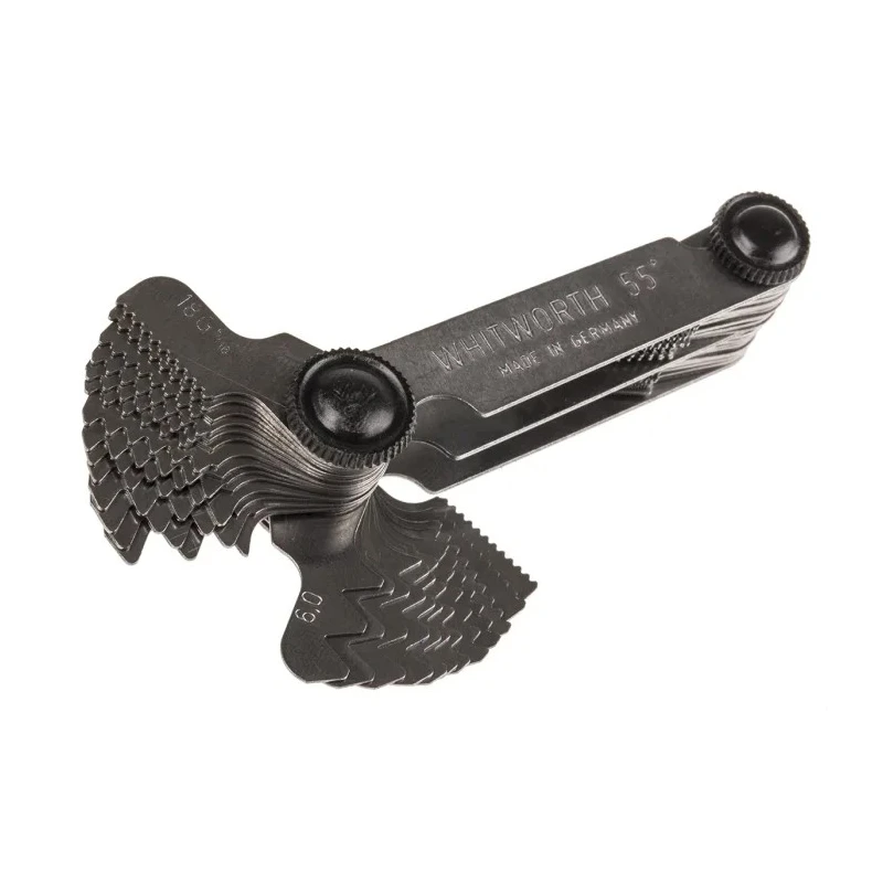 MikronTec 52 Blades Thread Pitch Gauge, 4-62 TPI, 0.25-6 mm Range 304-9193