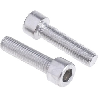 RS PRO Plain Stainless Steel Hex Socket Cap Screw M10 x 40 mm DIN 912, Hex Socket Drive 304-4514