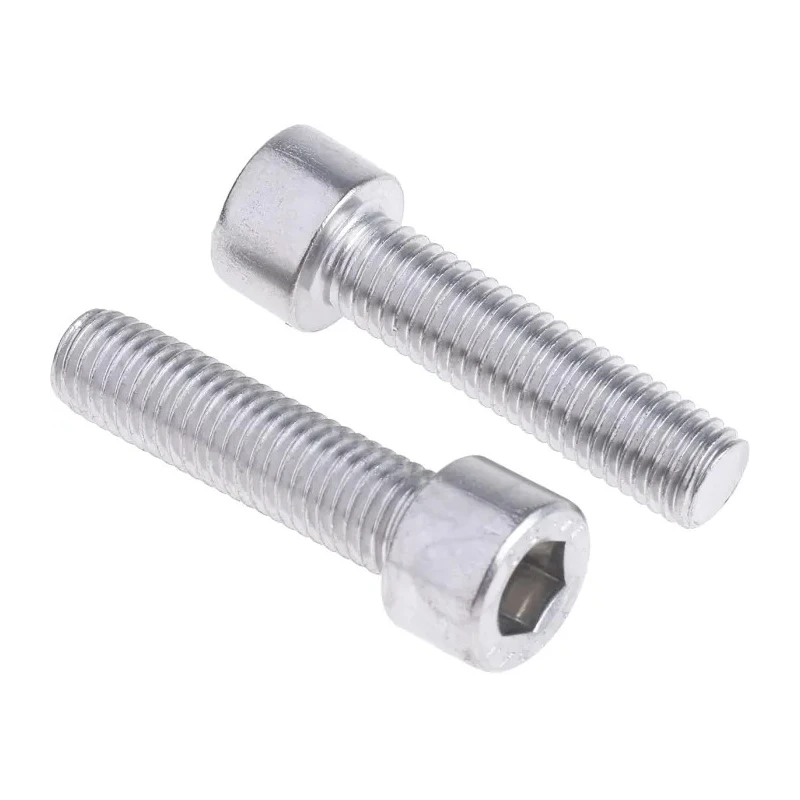 RS PRO Plain Stainless Steel Hex Socket Cap Screw M10 x 40 mm DIN 912, Hex Socket Drive 304-4514