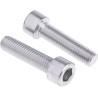 RS PRO Plain Stainless Steel Hex Socket Cap Screw M10 x 40 mm DIN 912, Hex Socket Drive 304-4514
