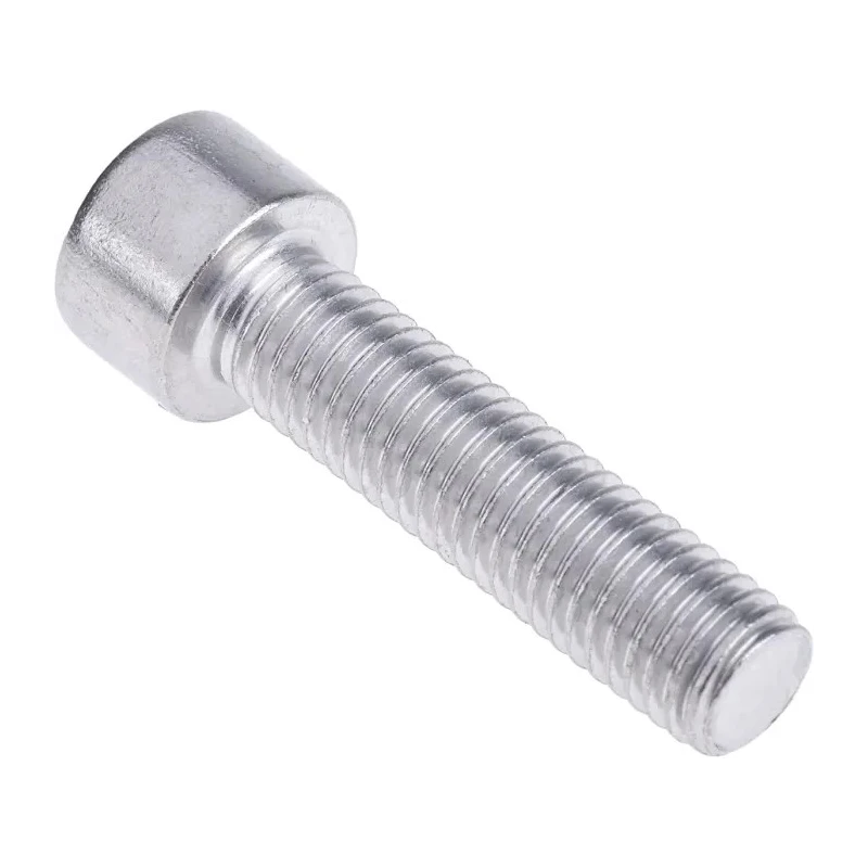 RS PRO Plain Stainless Steel Hex Socket Cap Screw M10 x 40 mm DIN 912, Hex Socket Drive 304-4514