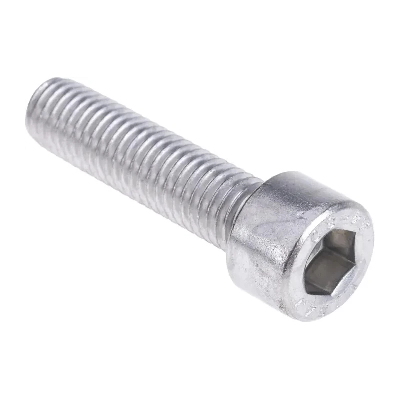 RS PRO Plain Stainless Steel Hex Socket Cap Screw M10 x 40 mm DIN 912, Hex Socket Drive 304-4514