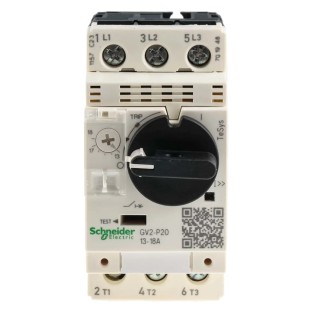 Schneider Electric 13A, 18 A TeSyS GV Motor Protection Circuit Breaker, 690V AC, Thermal Magnetic, IP20, 3 Pole GV2P20