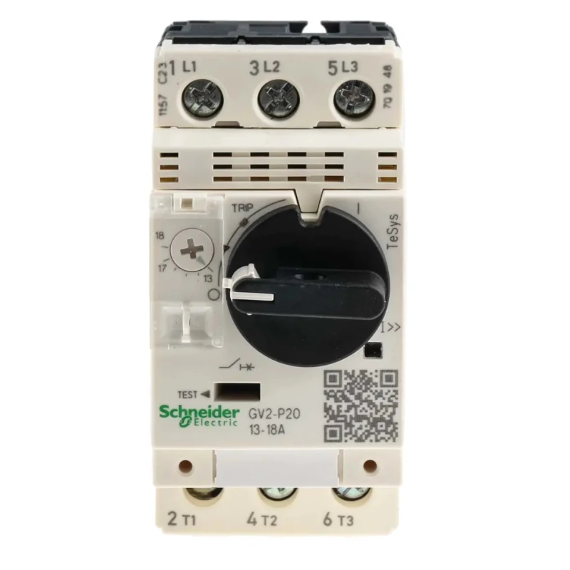 Schneider Electric 13A, 18 A TeSyS GV Motor Protection Circuit Breaker, 690V AC, Thermal Magnetic, IP20, 3 Pole GV2P20