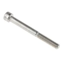 RS PRO Plain Stainless Steel Hex Socket Cap Screw Hex Socket Drive M6 x 60 mm 304-4558