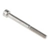 RS PRO Plain Stainless Steel Hex Socket Cap Screw Hex Socket Drive M6 x 60 mm 304-4558