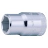 Bahco 1/2 in Drive 13 mm 6 Point Square Socket, Polished Alloy Steel, 38mm Overall Length 7800SM-13