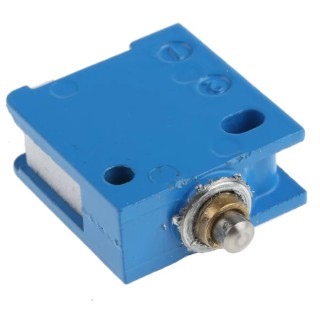 Crouzet Plunger Pneumatic Manual Control Valve 81 Series, BSP M12 x 1, 3/2 Valve Function, Maximum Pressure 8 bar 81921501