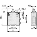 Crouzet Plunger Pneumatic Manual Control Valve 81 Series, BSP M12 x 1, 3/2 Valve Function, Maximum Pressure 8 bar 81921501