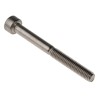 RS PRO Plain Stainless Steel Hex Socket Cap Screw, Hex Socket Drive, M4 x 40 mm 304-4609
