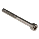 RS PRO Plain Stainless Steel Hex Socket Cap Screw, Hex Socket Drive, M4 x 40 mm 304-4609